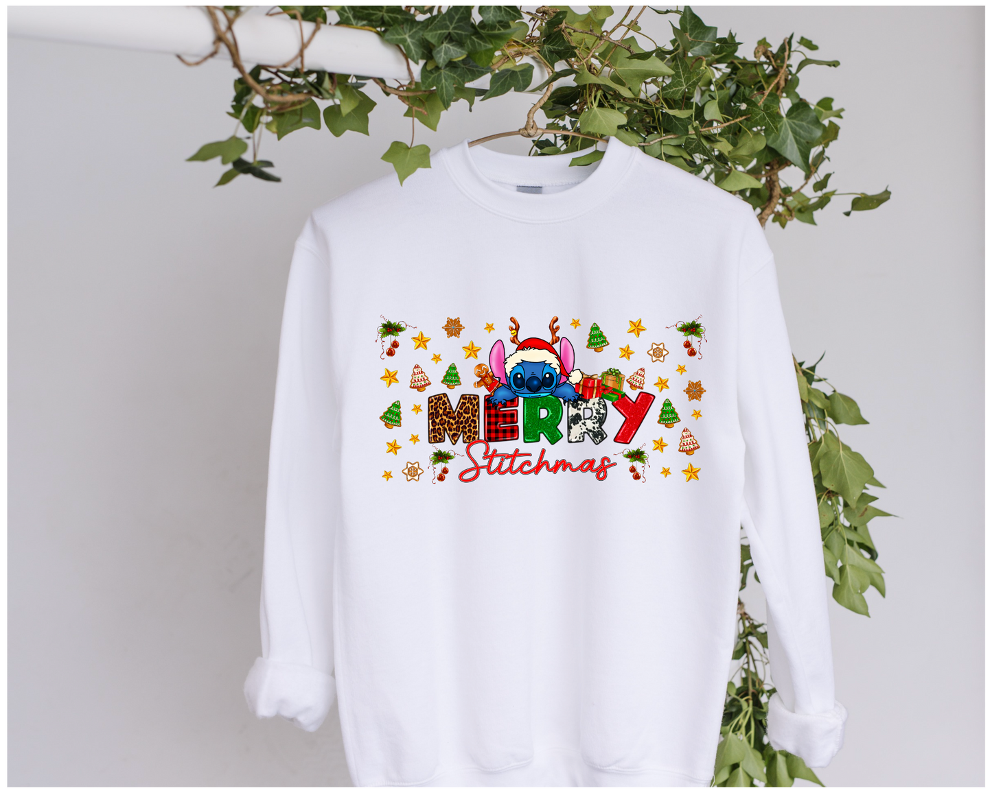 DTF Merry Stitchmas Clothing Designs