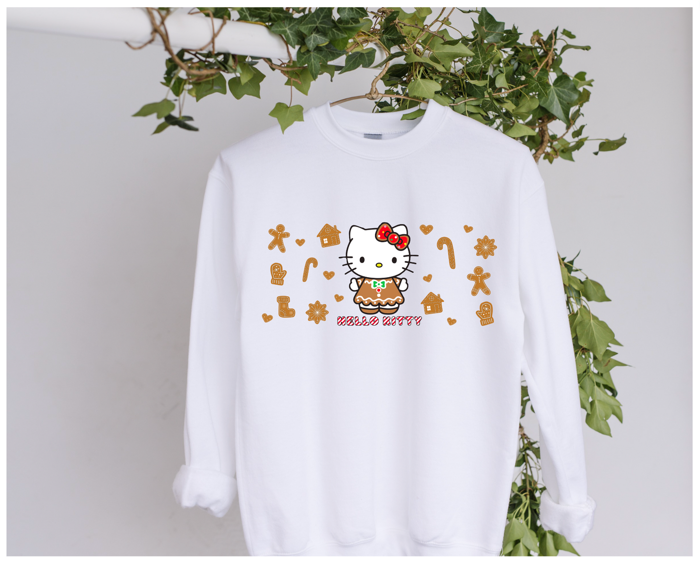 DTF Gingerbread Kitty Clothing Designs
