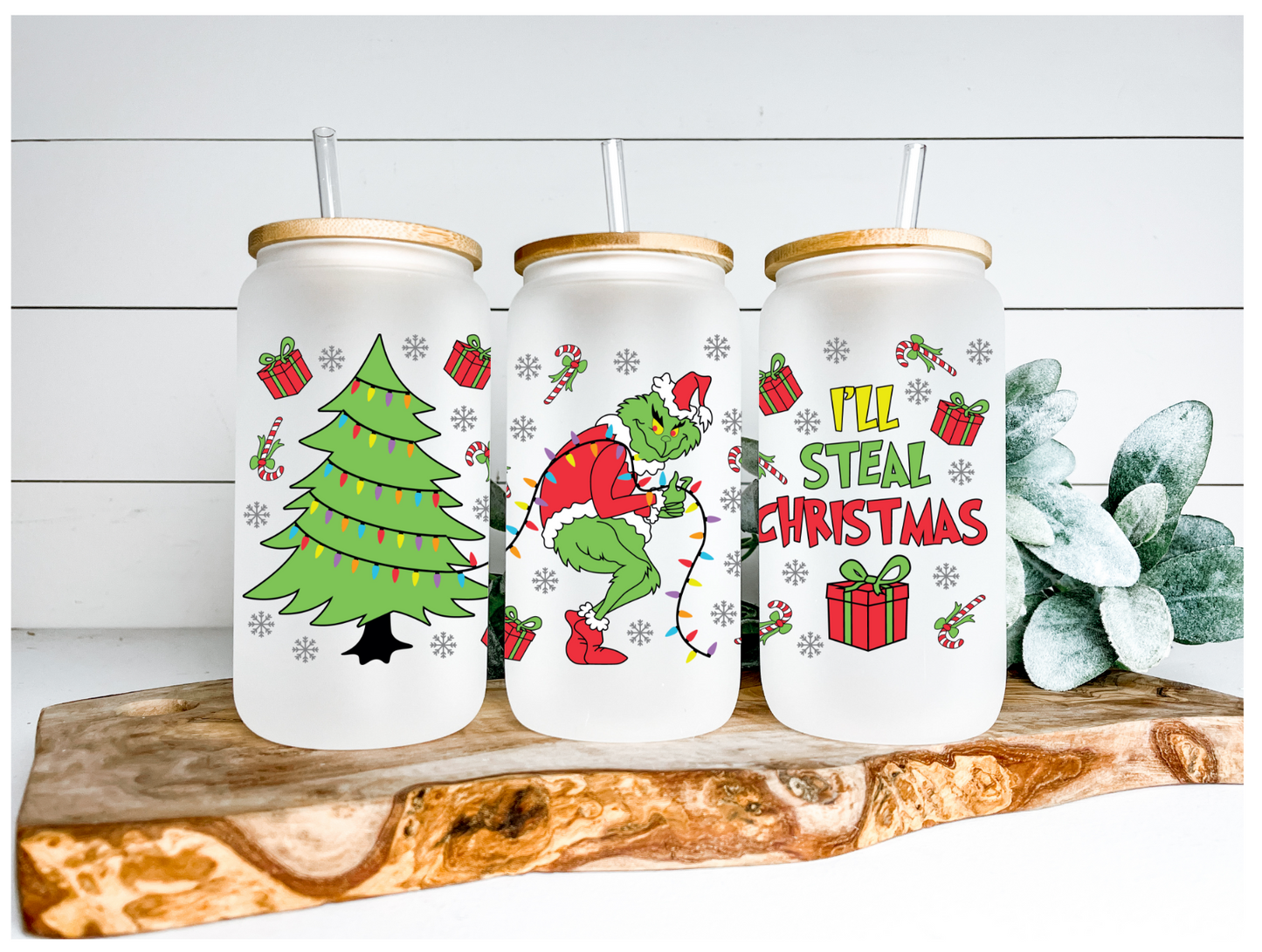 I'll Steal Christmas Sublimation Design Ready to Press 16 oz Size