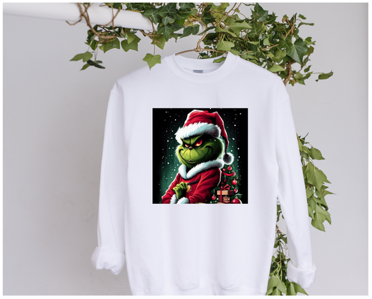 DTF Red Grinch Christmas Clothing Designs