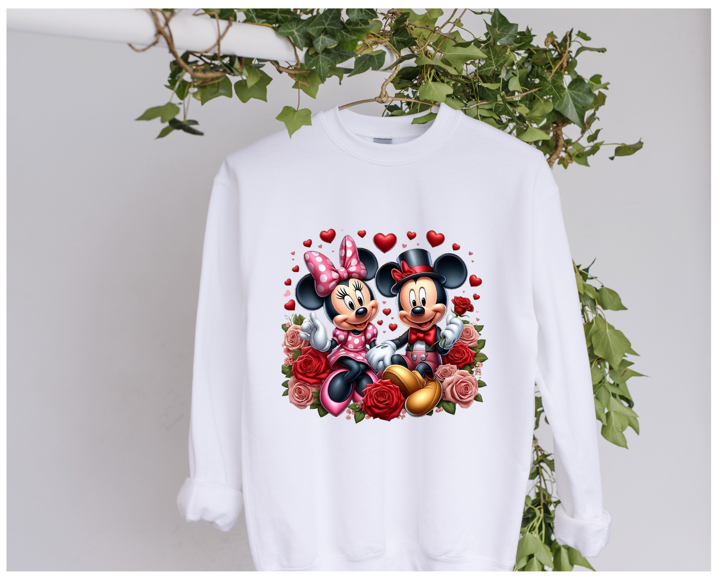 DTF Valentines Mouse Couple Clothing Designs