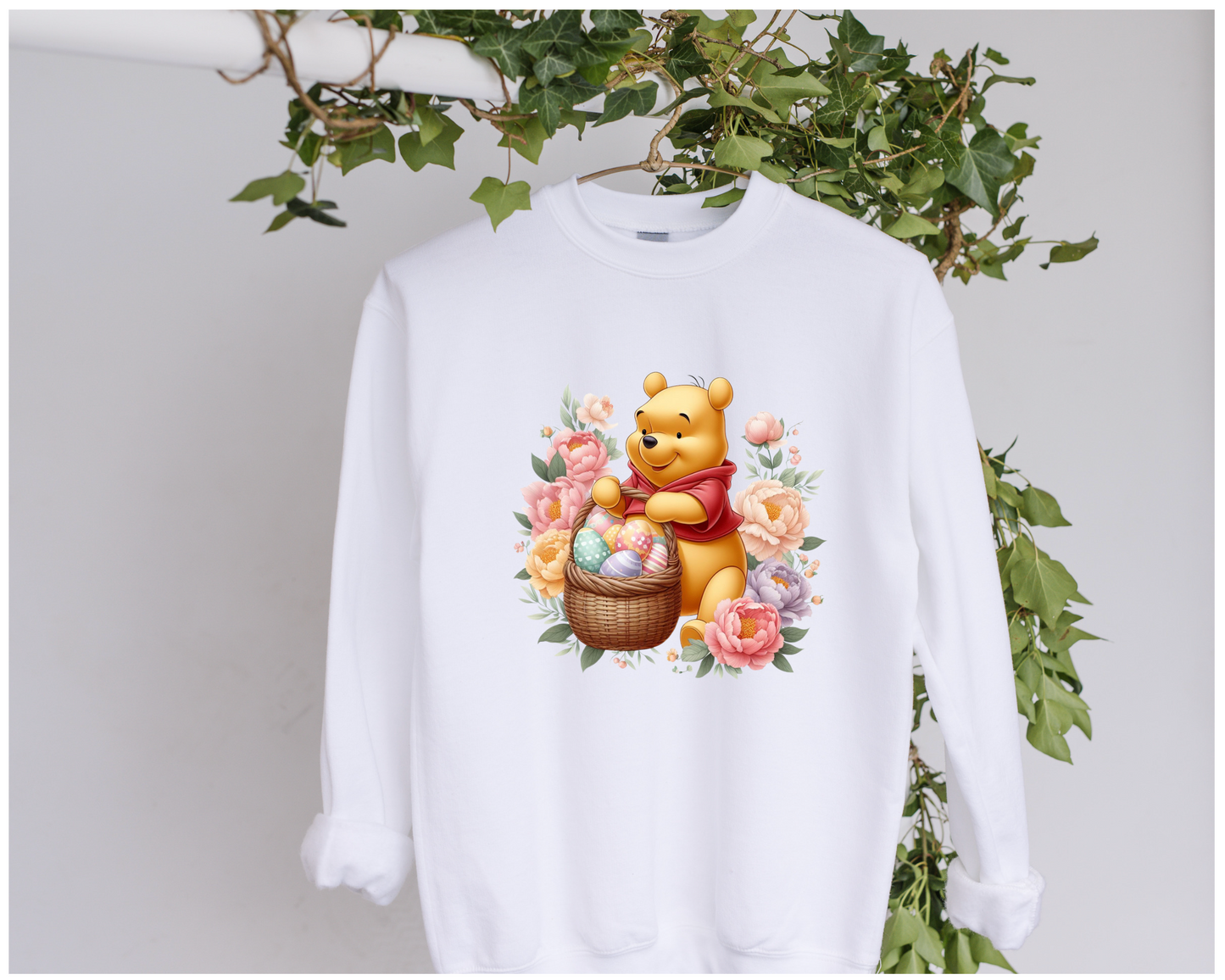 DTF Easter Spring Pooh Clothing Designs