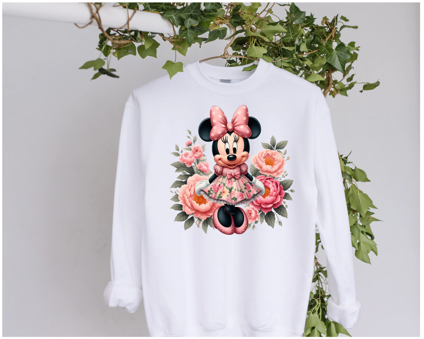 DTF Spring Girl Mouse Clothing Designs