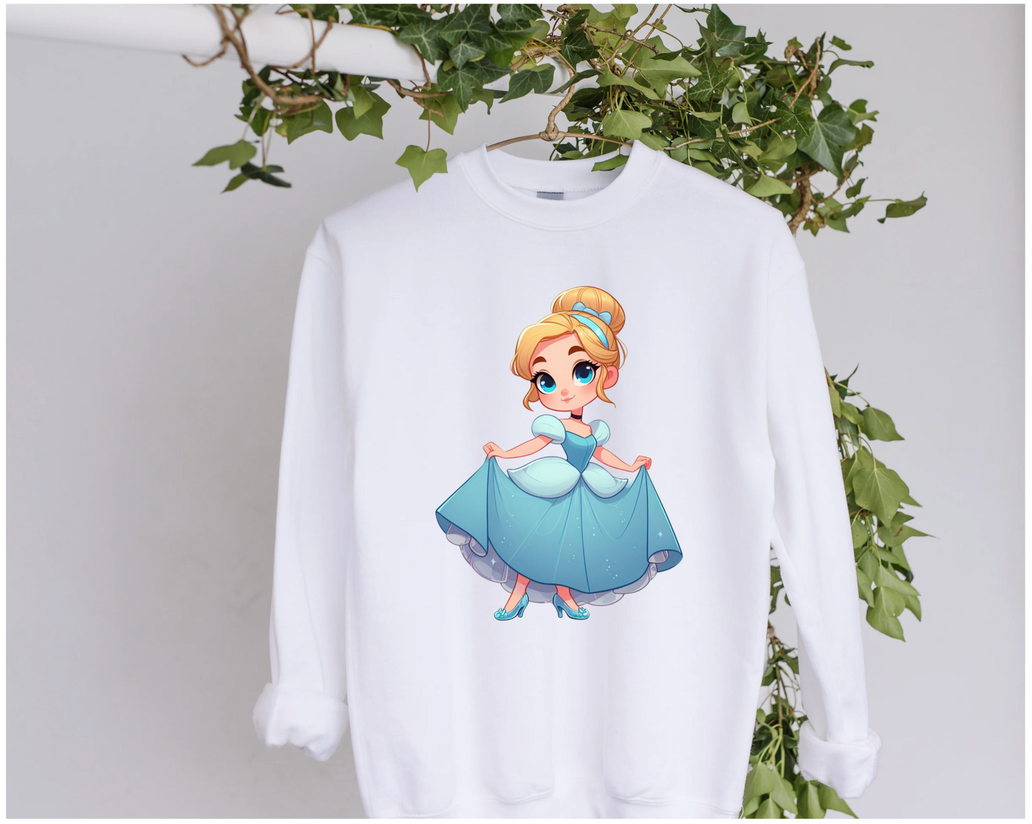 DTF Baby Glass Slipper Girl Clothing Design