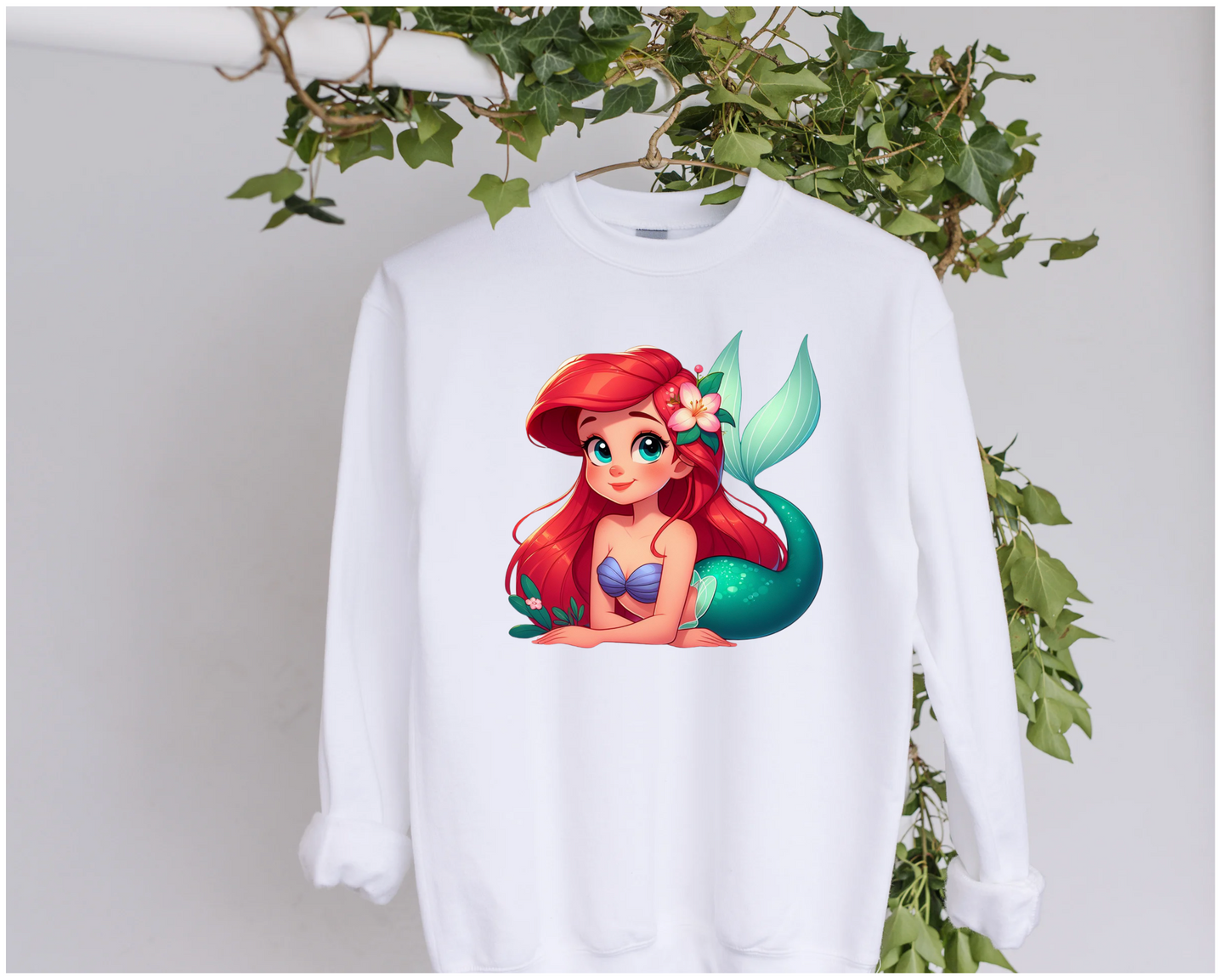 DTF Baby Mermaid Girl Clothing Design