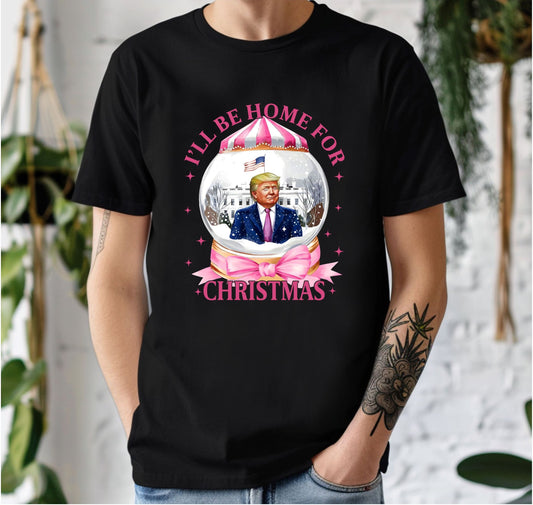 T-Shirt Trump Snow Globe Pink