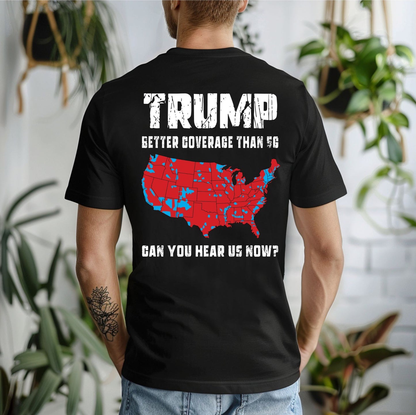 T-Shirt Trump 5G Map