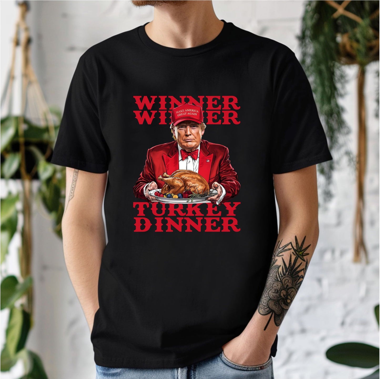 DTF Winner Winner Turkey Dinner Clothing Designs