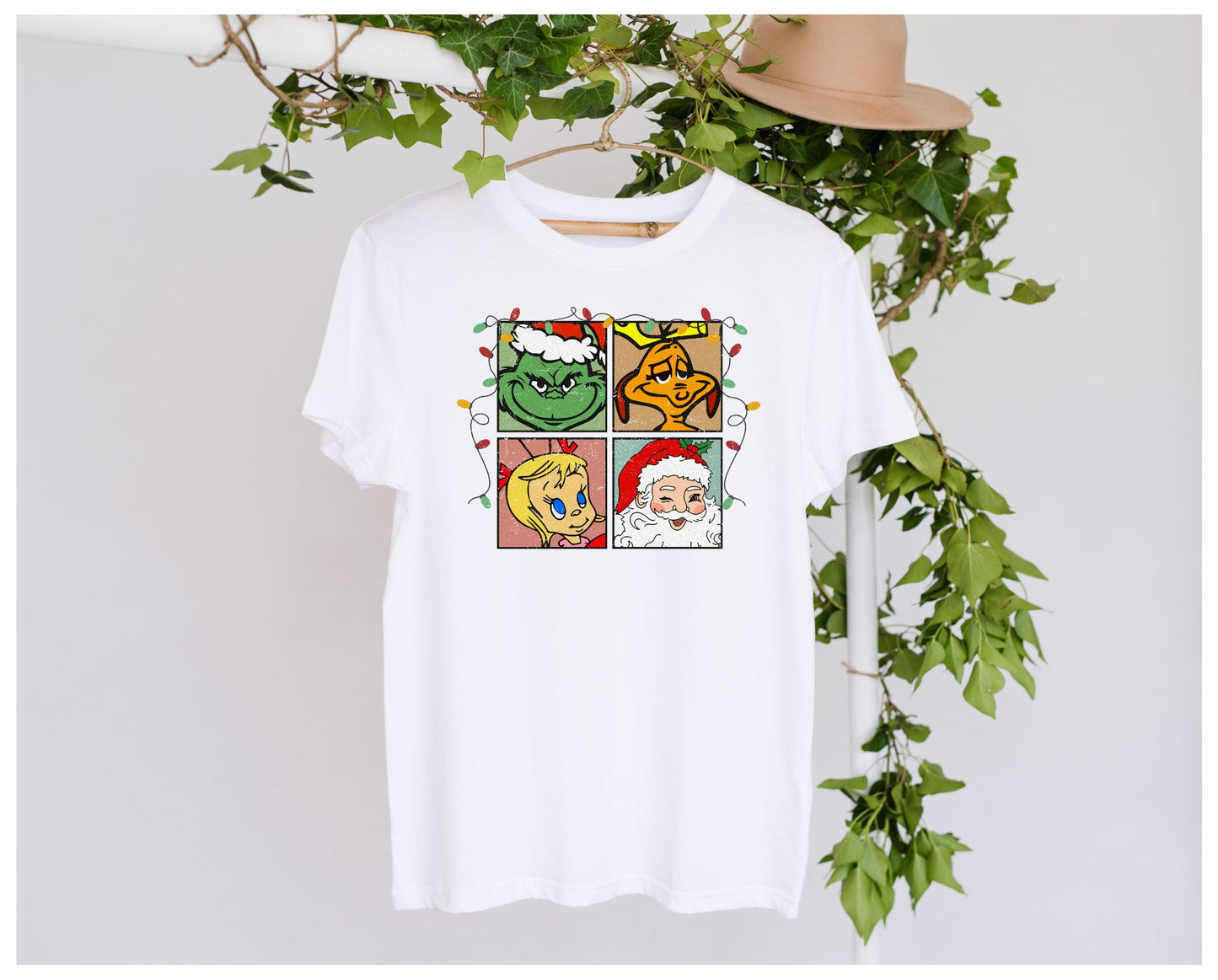 DTF Grinch Friends Square Clothing Designs