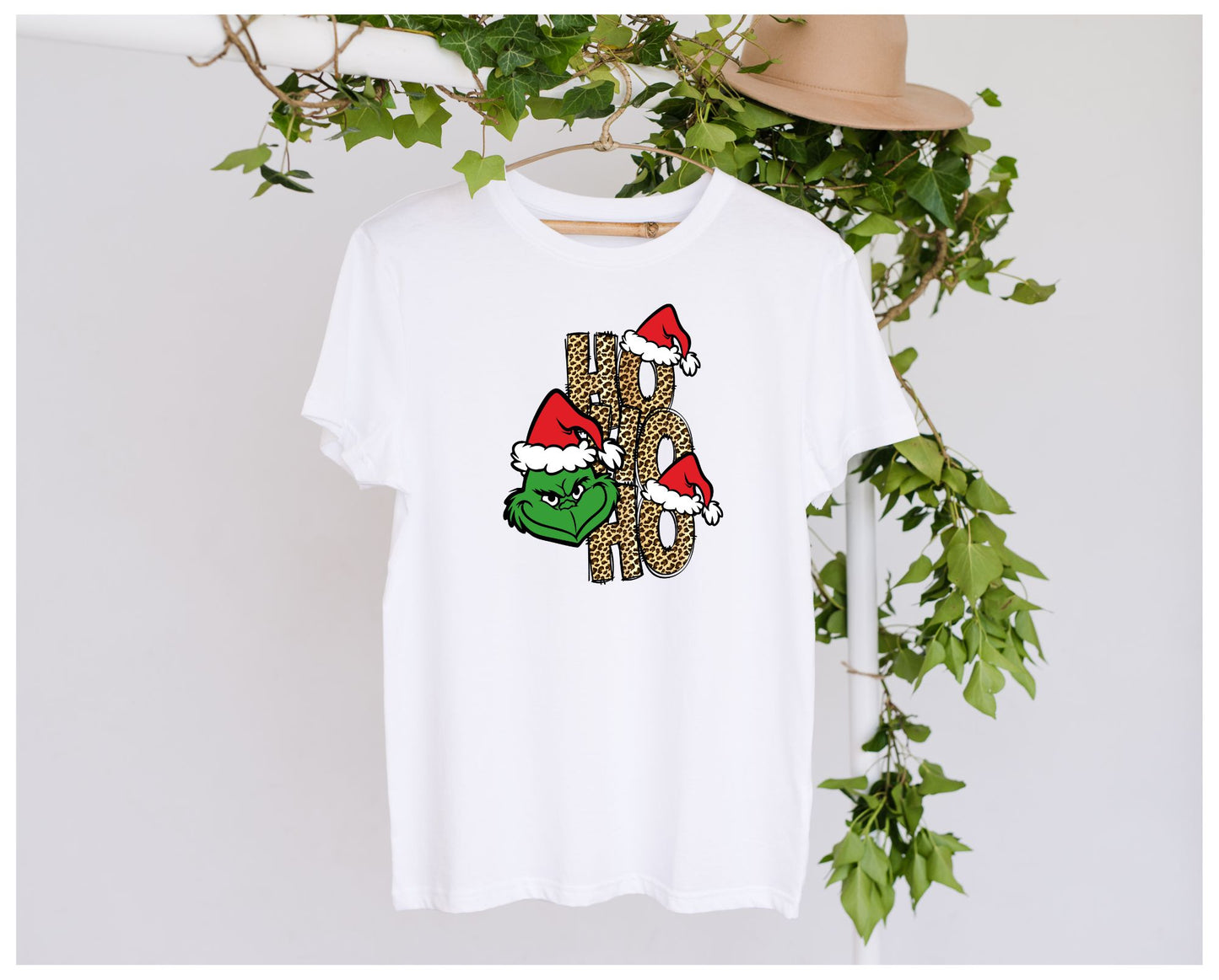 DTF Grinch Ho Ho Ho Clothing Designs