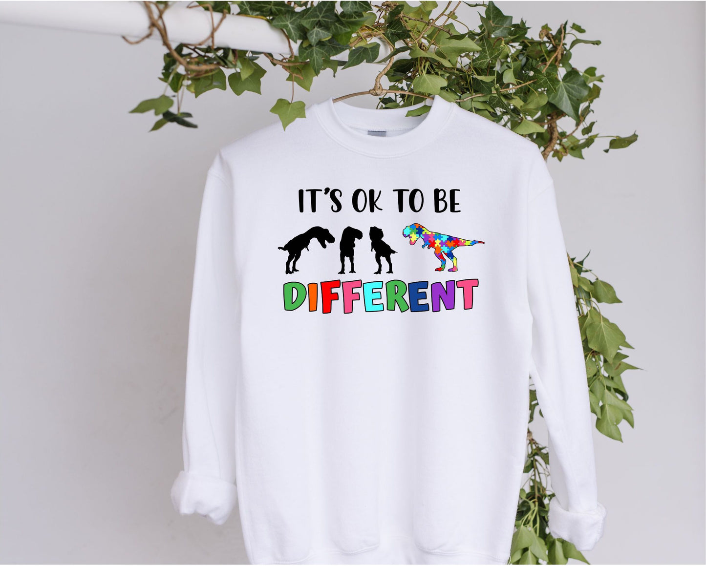 DTF Autism It's Ok To Be Different Clothing Designs