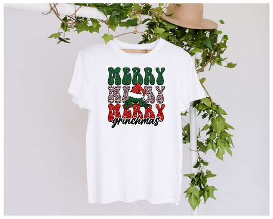 DTF Merry Merry Grinchmas Clothing Designs