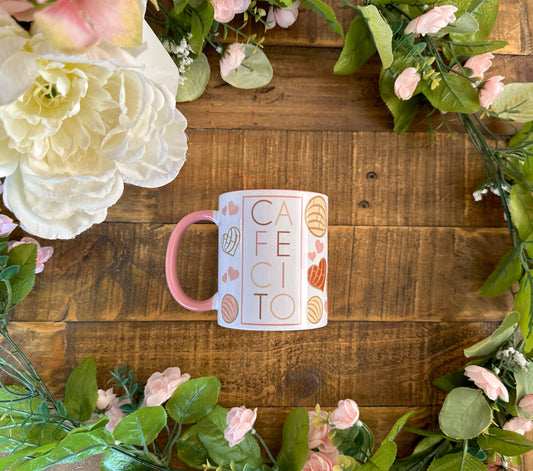 Pink Cafecito Concha Mug