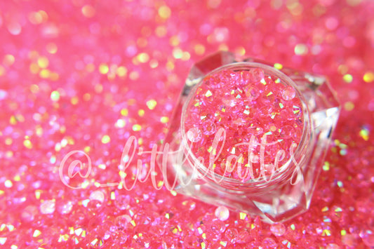 Transparent Light Rose AB Rhinestones 3mm