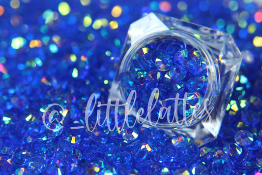 Transparent Sapphire AB Rhinestones