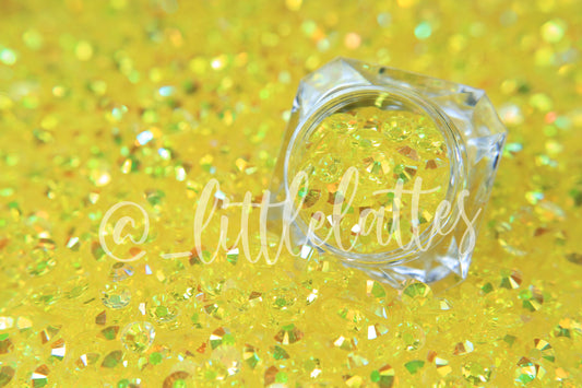 Transparent Yellow AB Rhinestones