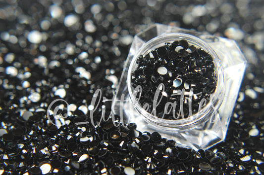 Black Rhinestones 3mm