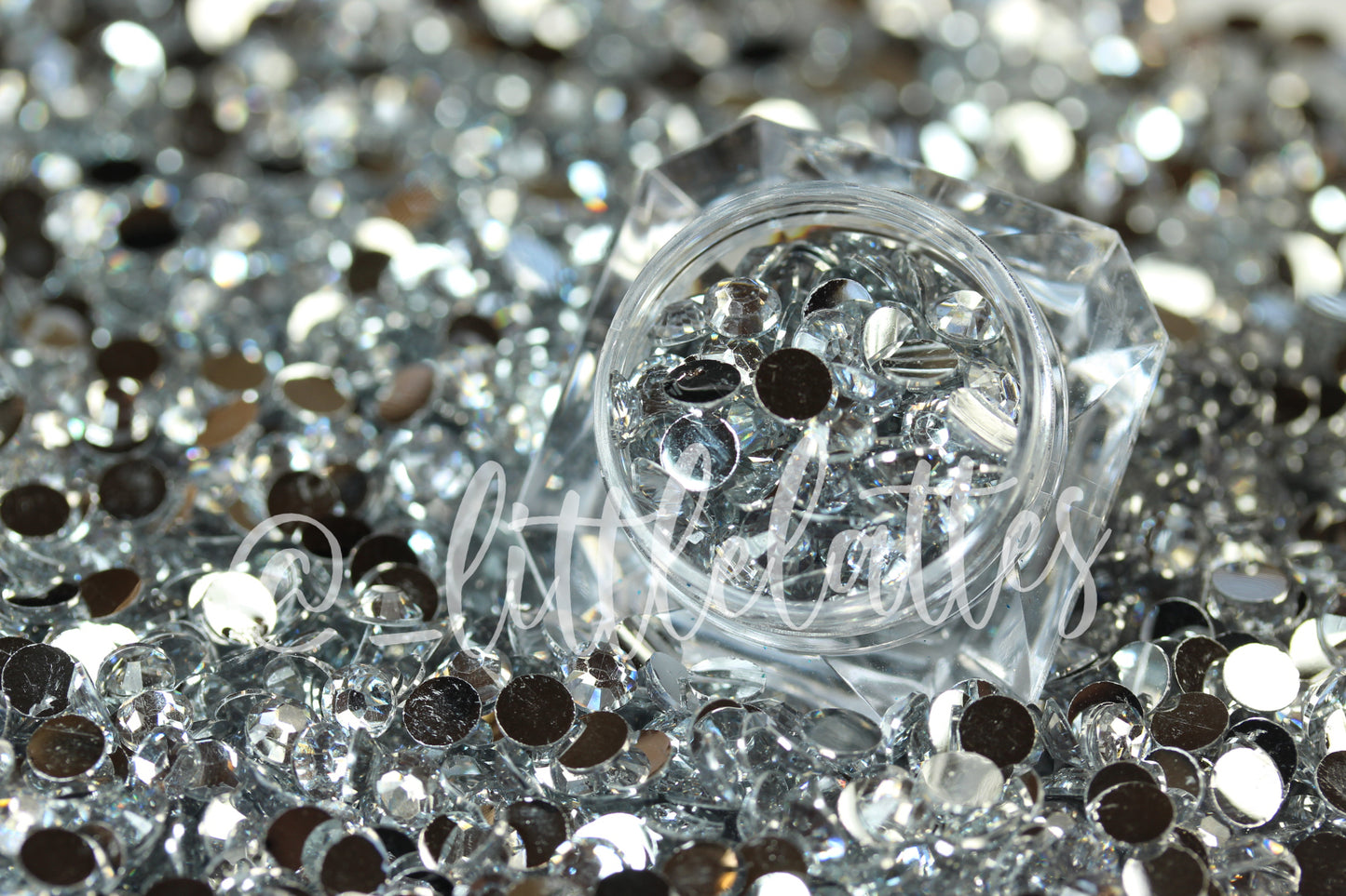 Clear Silver Rhinestones