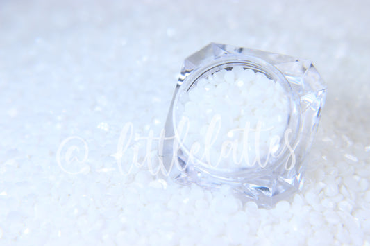 Solid White Rhinestones 3mm