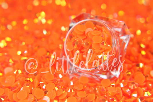 Jelly Orange Hyacinth AB Rhinestones